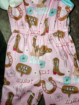 Kid’s cowgirl romper