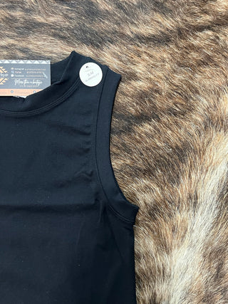 Solid Seamless Crop Tank Top