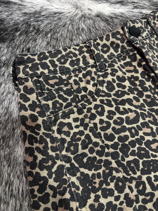 Leopard Print Shorts — Leopard