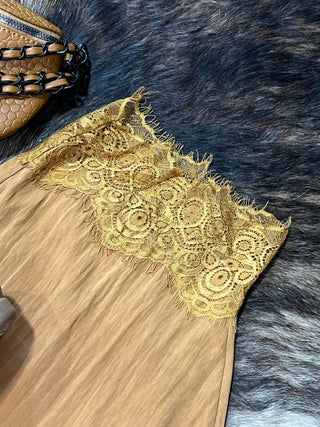 Boho Lace Trim Barrel Balloon Pants