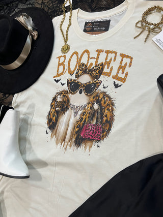 Boo-Jee Ghost Blingy Rhinestone Graphic Tee