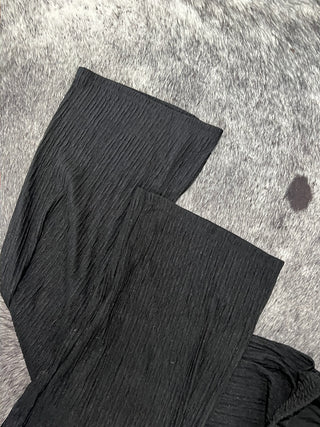 Crinkle Plisse Short Sleeve Set