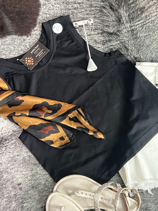 Solid Seamless Crop Tank Top