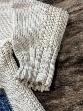 Rockstar Cardigan in Cream