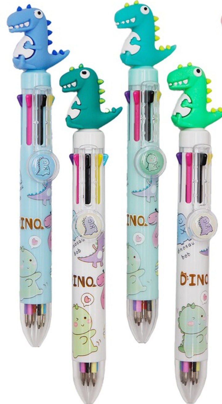 Dino 8 Color Pen
