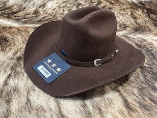 100% Wool Felt Western Cowboy Hat - Style Cattleman
