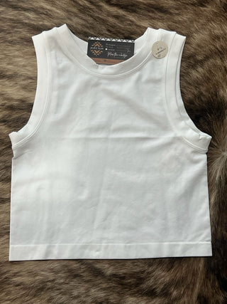 Solid Seamless Crop Tank Top