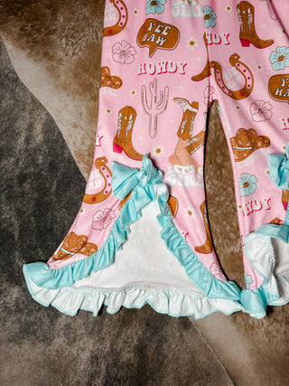 Kid’s cowgirl romper