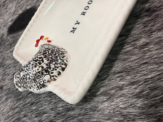 Rooster Everything Trinket Plate
