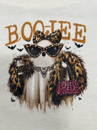 Boo-Jee Ghost Blingy Rhinestone Graphic Tee