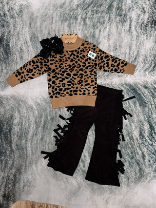 Brynn Kids Leopard Sweater - Jayden Layne