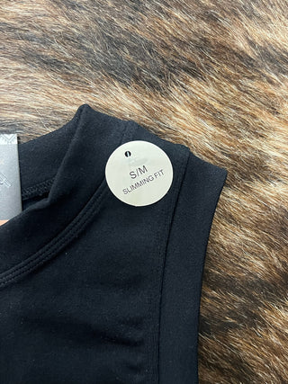 Solid Seamless Crop Tank Top