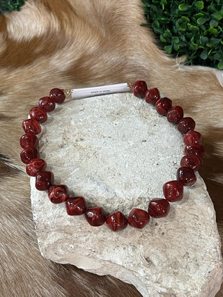 Irregular marble resin beaded statement necklace, multiple colors, photo 2