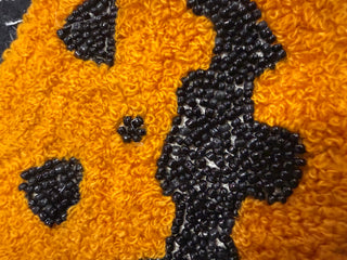 Pumpkin Dangle Leg Towel