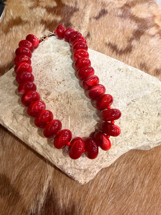 Dopamine Colorful Boho Beaded Necklace Handmade Jewelry