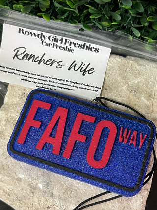 FAFO Way Car Freshie