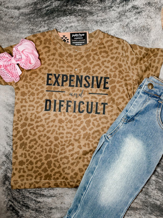 Leopard Expensive and Difficult Tee