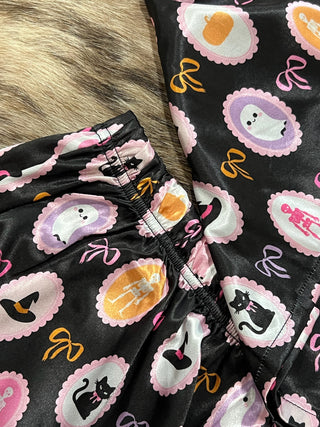Fab-boo-lous Satin Pajama Short Set