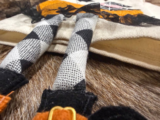 Pumpkin Dangle Leg Towel