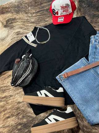 Solid Colored Mock Neck Pullovers