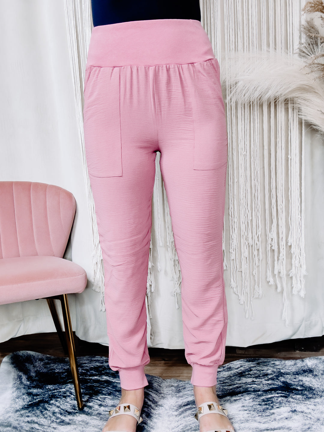 Dusty Rose Rory Airflow Jogger Pants