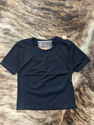 Crew neck performance seamless top