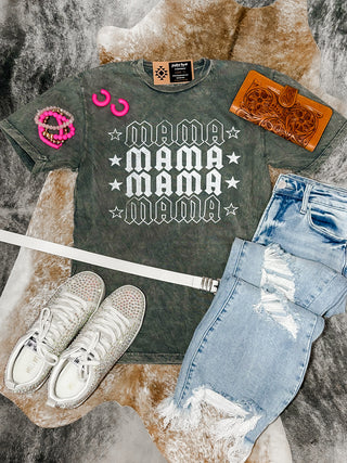 Mama Stone Mineral Wash Tee - Jayden Layne