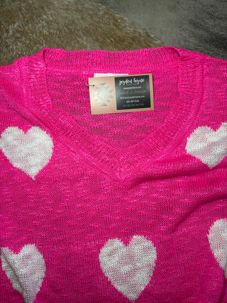 Heart sweater top