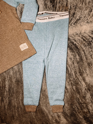 Boys Raglan Long Sleeve Pajama Set - Jayden Layne