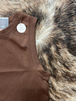 Solid Seamless Crop Tank Top