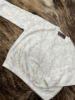 White Camo Crew Neck Sweatshirt