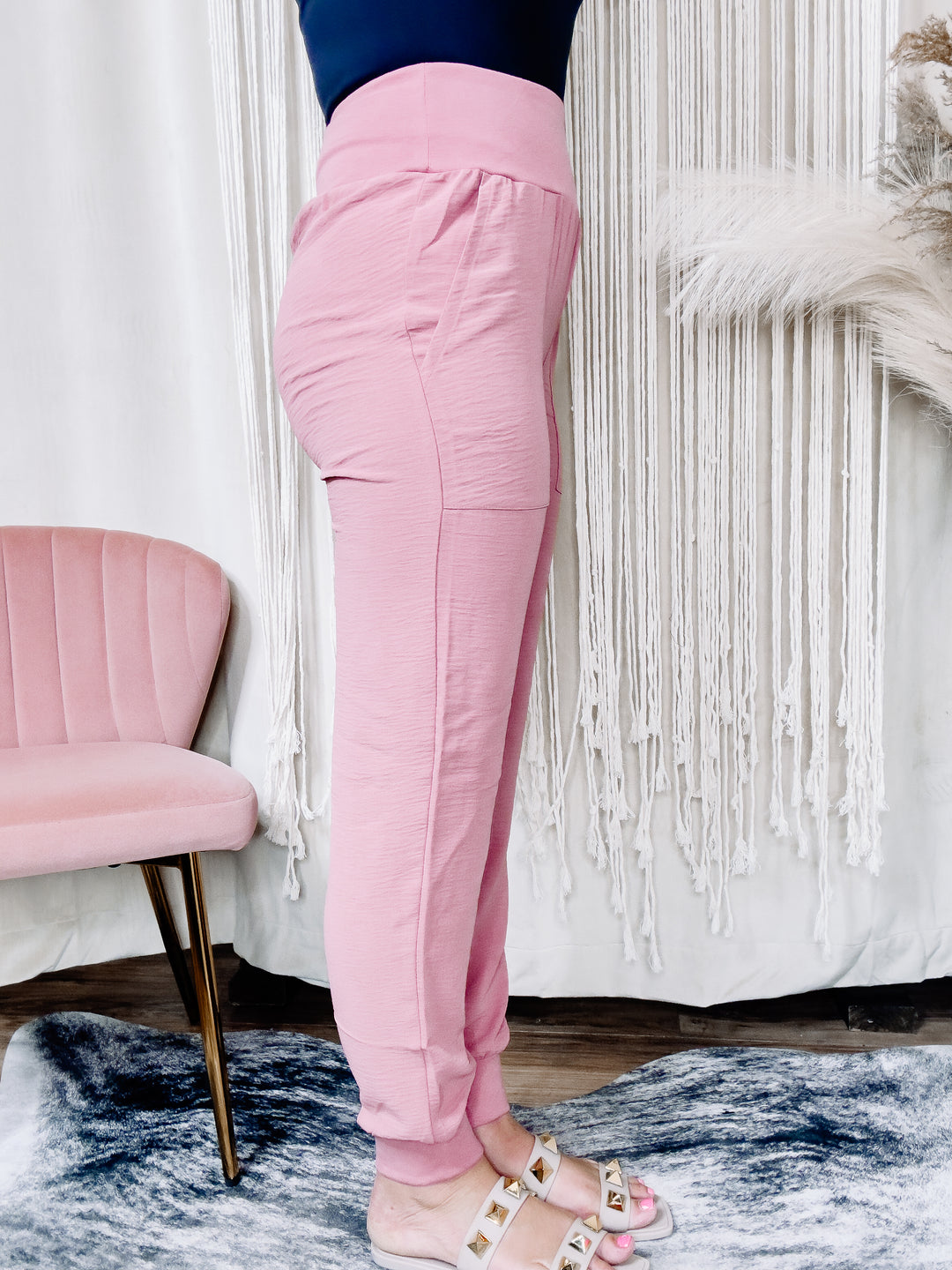 Dusty Rose Rory Airflow Jogger Pants