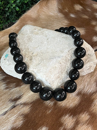 Bohemian wooden beads necklace, color options