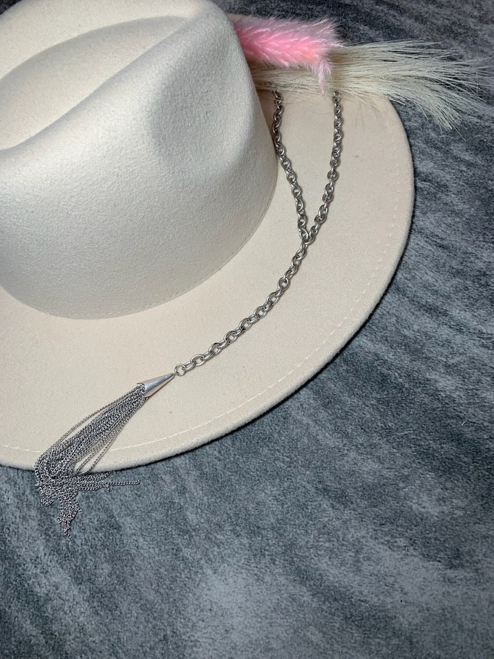 Silver Chain Drop Necklace