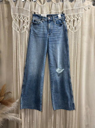 Judy Blue Vintage Wash Wide Leg Denim