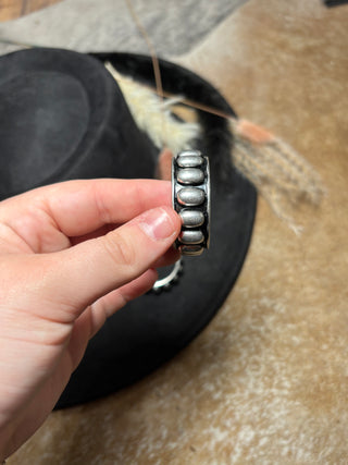 Western bubble hoop earrings