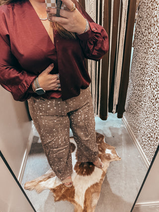Bambi Fawn Barrel Pants