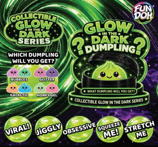 Glow in the Dark Collectible Dumpling Squishy