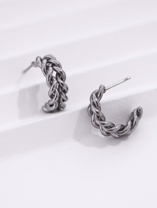 Non-Tarnish Stainless Steel Hoop Earrings