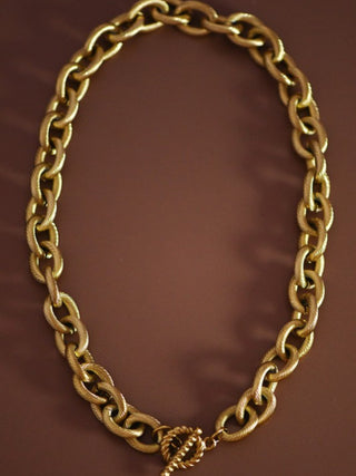 18k Gold Non-Tarnish Stainless Steel Chain Necklace