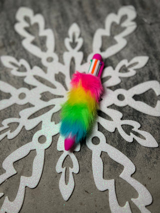 Fuzzy Rainbow 6-n-1 Pen - Jayden Layne
