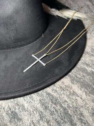 Cross Shaped Necklace - Jayden Layne
