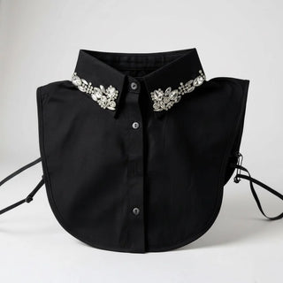 Black collar with gems