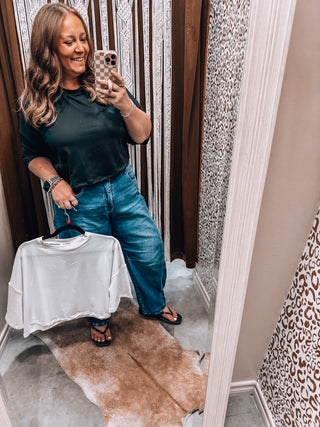 The Effortless Boxy Crop Tee