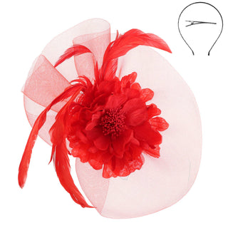Peonies Styled Fastened Fascinator