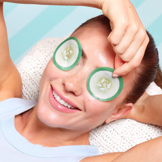 Cucumber Hydro-Soothing Spa, Cooling Eye Pads - 12 Pads