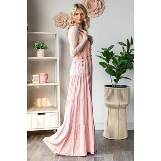 Pink Boho Overalls