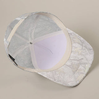 Camouflage Print Mesh Back Trucker Hat