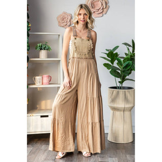 Pink Boho Overalls