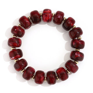 Boho Beaded Bracelets Vintage Stone Effect Bracelet